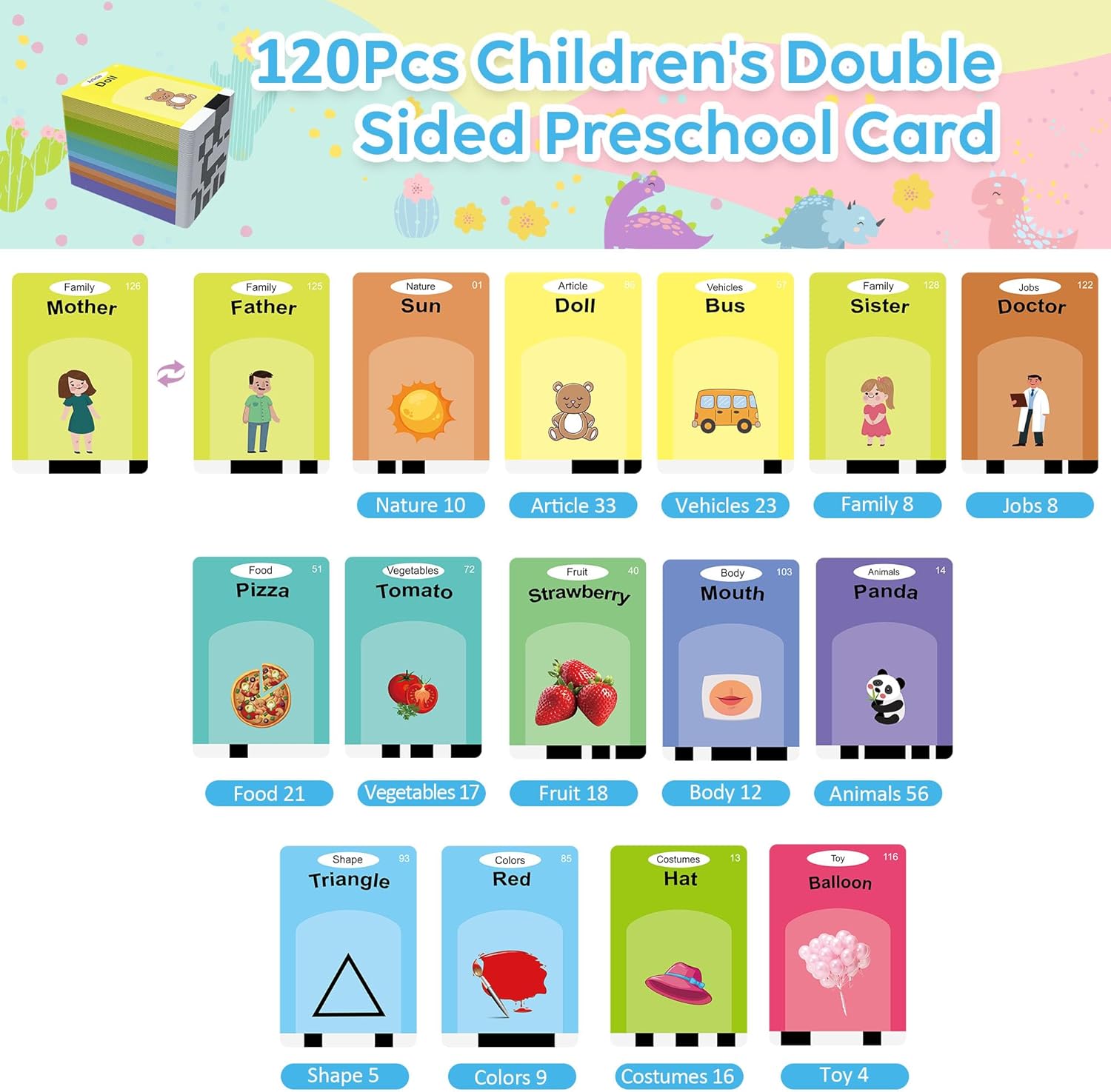 Talking Flash Cards,Kids Toddler Flash Cards with 240 Sight Words,Montessori Toys,Autism Sensory Toys,Speech Therapy,Learning Educational Gifts for Age 1 2 3 4 5 Years Old Boys and Girls - Image 5